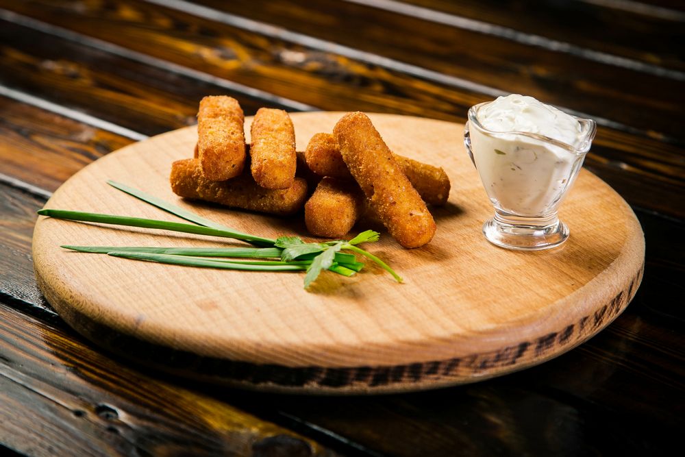 Fried Cheese Strings or Mozza Sticks