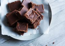 Recipe for a chocolaty square dessert made without carbs.