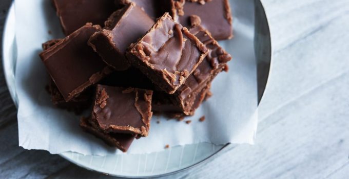 Recipe for a chocolaty square dessert made without carbs.