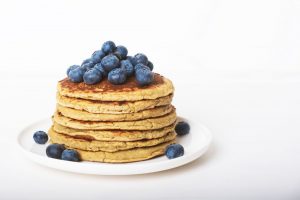 Keto Pancakes with Blueberries