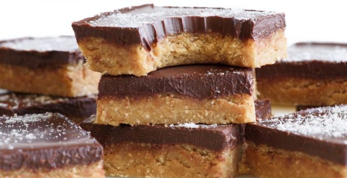 Chocolate and Peanut Butter Squares that are Low Carb