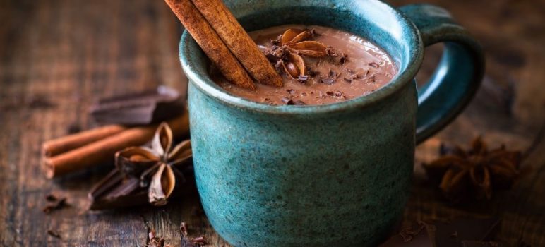 Hot Chocolate that's low carb made with keto milk and cocoa